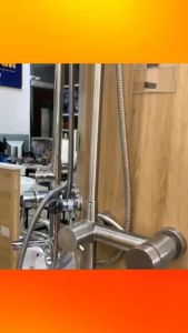 Hàng hót Giá siêu rẻ Sen cây tròn inox304 - KENISI sen cây tắm đứng nóng lạnh màu mờ bền bỉ