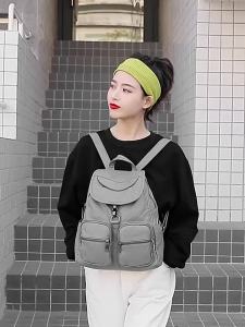 Casual Women Backpack Large PU Leather Travel Bag Female School Backpacks Fashion Soft Leather Backpack for Women