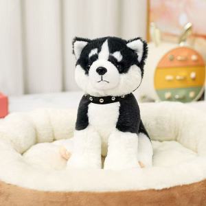 Beast Kingdom | 23cm New Simulation Pet Puppy Doll Stuffed Plush Toy Handmade Doll Cartoon Anime Cute Pillow Childrens Birthday Gift Doll