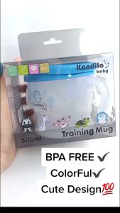 TRAINING MUG KANDILA BABY / CUP DE MUG KDL 007-9 /CANGKIR 2 IN 1/ CANGKIR DUA FUNGSI / WADAH SNACK ANAK/ TEMPAT SNACK ANAK/ MUG MINUM ANAK/ TEMPAT MINUM ANAK/ CANGKIR MINUM ANAK