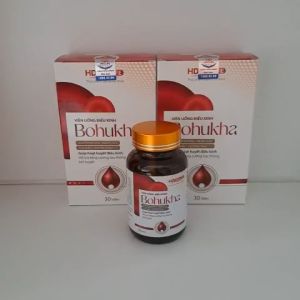 Viên uống điều kinh Bohukha hỗ trợ hoạt huyết điều kinh tăng cường lưu thông khí huyết - Hộp 30 viên