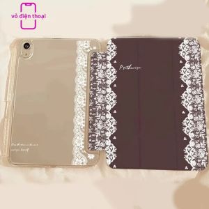 Ốp Viền Ren Thanh Lịch Cho iPad Pro 10/11 Inch Các Mẫu 2020-2022 & Air Thế Hệ 3/4/5 Vỏ Bảo Vệ TPU Chống Sốc