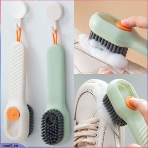 Bàn Chải Cọ Rửa Đa Năng 2in1 Có Ngăn Chứa Xà Phòng Cọ Rửa Nhà Tắm Phòng Bếp Treo Tường Tiện Lợi