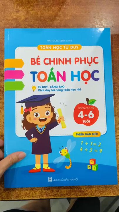 Sách - Combo Bé chinh phục toán học và Tập đánh vần tiếng việt (2 quyển ...