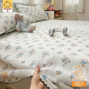 KAMONI | Cotton Coarse Cloth Summer Bed Sheet