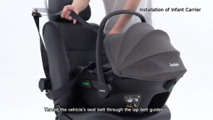 Jovikids Aria Infant Car Seat Carrier Newborn upto Toddler Baby Car Seat Lightweight Laid Flat Design