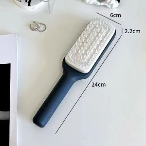 One-Click Cleaning Massage Comb Spinning Lift Hair Comb Telescopic Massage Comb Air Cushion Airbag Comb Womens Anti-Static Hair
