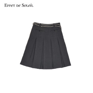 Double-faced Suit Pleated Skirt