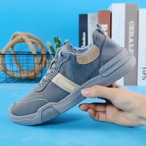 Leedoo Sepatu Sneakers Fashion Sport Running Casual Import MC113 - sepatu pria keren buat gaya Ori