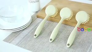 Bàn chải cọ nồi xoong chảo nhà bếp cọ rơm rửa bát babo (TE14).