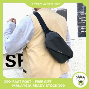 DROPASSIST 1392 Multifunction Men Shoulder Waist Chest Bag Crossbody Travel Messenger Beg Silang Lelaki