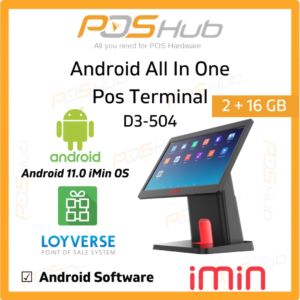 IMIN D3-504 15.6" Touchscreen POS Android All In One Pos Terminal 2+16