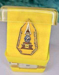เข็มกลัดที่ระลึก ภปร.84พรรษา ร.๙  แบบเข็มหมุด (พร้อมกล่อง)