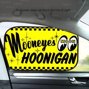 Mooneyes Car Side Window Sunshade Sun Block Film Cloth Sun Visor UV Protection Window Curtain Car Sun Shade Cover