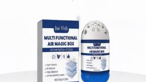 JUE-FISH | Air Freshener Box Home Car Odor Eliminator Calcium Chloride Dehumidifier Moisture Absorber Reusable Bathroom Natural Deodorizer