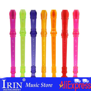IRIN | 8 Hole ABS Flute Clarinet Recorder Harp Flute Removable Soprano Long Flute Woodwind Musical Instrument with Cleaning Rod