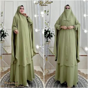 AJE ZAS - Gamis/Jubah Jumbo Syari Kode-RASIMAY Matt Crinkle