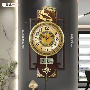 นาฬิกาตั้งโต๊ะแบบจีนใหม่ นาฬิกาติดผนังแบบสตีลไนลอน นาฬิกาตั้งโต๊ะแบบมีปฏิทิน ตกแต่งบ้าน นาฬิกาควอตซ์ ห้องนั่งเล่น โต๊ะอาหาร