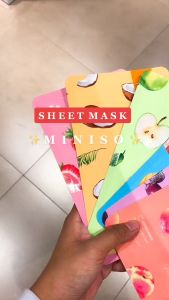 Miniso Masker Wajah Varian Buah Fruit Sheet Mask Maske Wajah SC5520 SC5521 - Peach