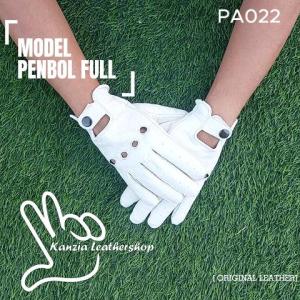 Sarung Tangan Kulit Penbol Jari Panjang Full Kulit Domba