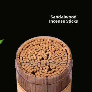 Aged Mountain Sandalwood Incense Sticks Buddhist Temple Ceremony Incense Smelling Box Pack Long Lasting Fragrance Wood Powder