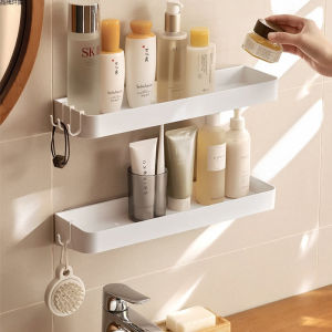 Adhesive Toilet Bathroom Shelf Rack Wall Mounted Shower Rack Shelf Caddy Wall Rack Baskets Bathroom Shelving