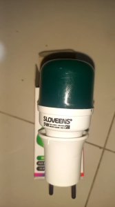 Lampu led sloovens 5w warna warni/ Led Colourful-HIJAU PAKE FITING-S5