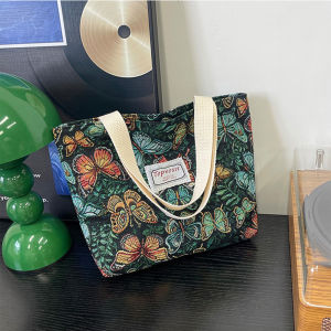 กระเป๋าสะพายข้างผ้าไนลอนระบายอากาศแบบลำลองสำหรับเดินทางและทำงานขนาดใหญ่ กระเป๋าใส่อาหารแบบพกพา กระเป๋าสะพายข้างแบบลำลองสำหรับผู้หญิง