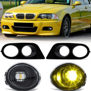 LED Fog Lamp Set For BMW E39 2001 2002 2003 Front Bumper Daytime Running Light Fog Driving Lamp DRL Daylight Car Accessories 12V