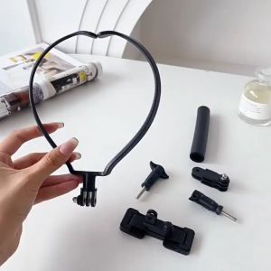 Neck Hanging Phone Holder Portable Sports Camera Mount for Live Broadcast Vlog Hands-Free Recording