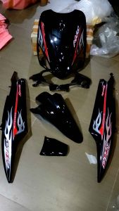 Cover Body Yamaha Mio Sporty / Full Body Mio Lama - Gratis Stripping Body Mio Hitam