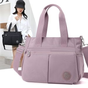 Tote Womens Bag 2024 Summer New Arrival Handbag Nylon Cloth Shoulder Messenger Bag Trendy Large Capacity Mom Bag Womens