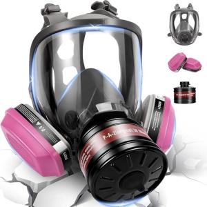 Gas Mask Survival Nuclear and Gas Mask with 40mm Activated Carbon Filter and 60926 Filter Full Face Respirator Mask