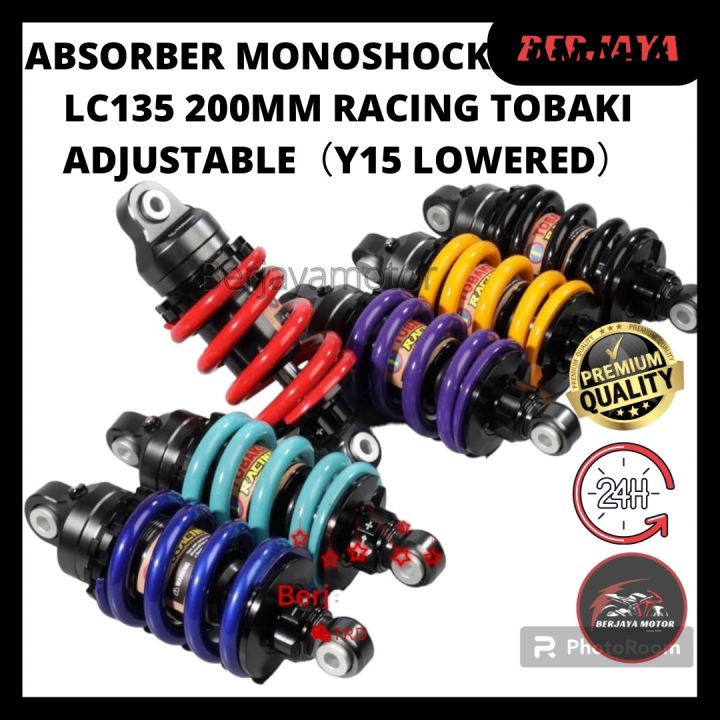 Absorber Monoshock Yamaha Lc135 200mm Racing Tobaki Adjustable（Y15 lowered）