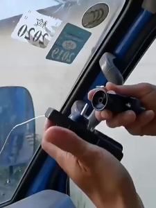 OUHOE | [NM]Durable Truck Bus Phone Mount With Stable Anti Shake Grip 360 Rotation Perfect For Road Trips[NM]