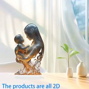 1PCS Mother Holding Babys Desktop Decoration Sculpture Ideal Holiday Gift Birthday Gift Home Decoration Bedroom Decoration