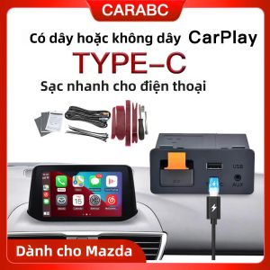 Bộ Chuyển Đổi Carplay Android Auto Type-C Cho Mazda 2 3 6 CX3 CX5 CX8 CX9 MX5 - Có Dây Hoặc Không Dây Bộ Chia USB TK78669U0C