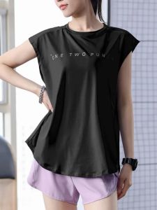 Quick Dry Loose Yoga Top Womens Running Tank Top Fitness Summer Outdoor Sports Vest No Sleeve Cover up to Hip Length