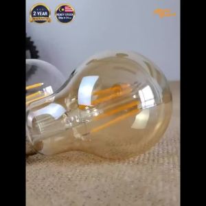LED E27Warm White Glass Bright Energy Saving Room Home Living Lightbulb Downlight Cerah Mentol Lampu Bulb (4W)