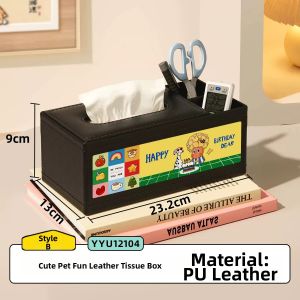 RUIDEDAN | Luxury Cat Design Tissue Box Holder Multifunction