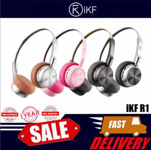 iKF R1 Wireless Retro Headphones Bluetooth V 5.3 HiFi Sound Quality 60 Hours Game Mode Built-in Microphone Throwback Design Lightweight OOTD Supports dual-device Connectivity