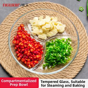 Vegetable Preparation Plate 3 Sections