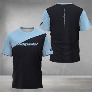 2025 Summer New Mens T-shirt Casual sporty breathable lightweight 3D printed outdoor tennis sport T-shirt