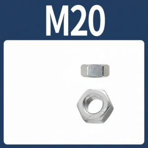 BAIRUITE | Stainless Steel Hex Nuts M3 M4 M5 M6 M8 M10 M12 M16 M2