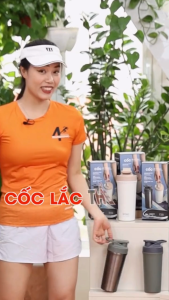 [Hỏa Tốc HN - HCM] Cốc Lắc Thể Thao IMat 600ml Inox 2 Thành Chân Không Kèm Bóng Lò Xo Tan Nhanh