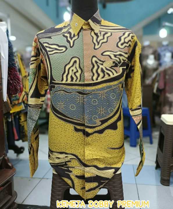 BATIK PRIA BAHAN DOBBY SUPER PREMIUM THAMRINCITY//KEMEJA BATIK //BATIK BERKUALITAS TERBARU