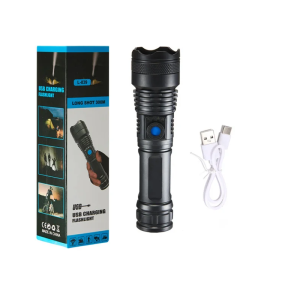 New High Power Portable Flashlight Rechargeable LED Flashlights Spotlight Waterproof Torch Light Searchlight for Outdoor Fishing
