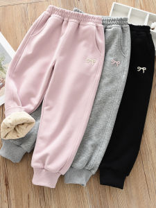 Fashionable Double Layer Thermal Warm Sports Pants for Kids Autumn Winter Style Childrens Clothing Baby Clothes Thermal Pants