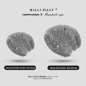 BILLI ZILLY | Mũ Len Knitted Mỏng Kiểu Dệt Retro