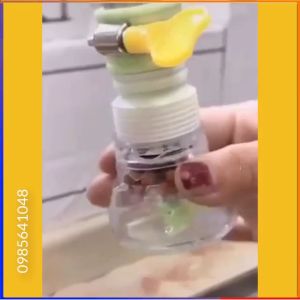 Đầu vòi nối rửa chén bát tăng áp xoay 360 độ chống tia nước Ponny